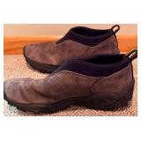 Merrell Slip On Shoes Size 9.5 and Columbia Boots, Hat and Sunglasses