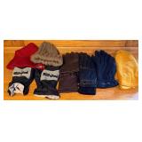 Nautica, Ping, Aris, Wigwam and other brand Assorted Winter Gloves, Mittens & Hats