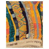 Coogi Knit Sweater - Patchwork Multicolor, Mercerized Cotton