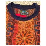 Coogi Patchwork Wool Sweater - Made in Australia