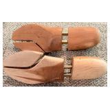 Vintage Wooden Shoe Trees - 12 Pair Assorted Set