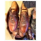 Assorted Mens Dresswear including Dress Shirts, Slacks, Ties, Suit Coats and Shoes