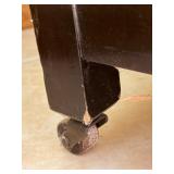 Tall Dresser - Dark Wood with 2 Small Top Drawers & Keyhole with Key