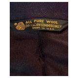 Michael Richards Navy Wool Overcoat & The Foursome Grey Wool Herringbone Coat