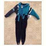 Tyrolia Skiwear Snow Suit - Teal & Black - Size 12 New with tags and Tyrolla Sweater