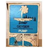 Three-Piece Lot: Simer Geyser Pump, Husky Charger, Ryobi Door Lock Kit