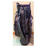 Adams Golf Bag & Ray Cook Classic Plus Chipper & Irons with Red Grips & Umbrella