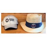 Minnesota Rush Creek Golf Classic Straw Hat & Minnesota Section PGA Ball Cap