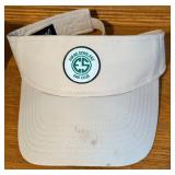 9 Golf Visors with Assorted Club Logos
