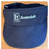 9 Golf Visors with Assorted Club Logos