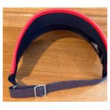 9 Golf Visors with Assorted Club Logos