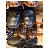 Assorted Mens Dresswear including Dress Shirts, Slacks, Ties, Suit Coats and Shoes