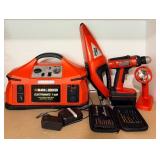 Black & Decker Electromate 400 Portable Power Supply, Firestorm 18V Drill and Rechargeable Light