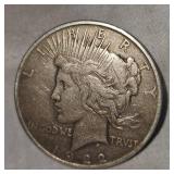 1922D  Peace Dollar $1
