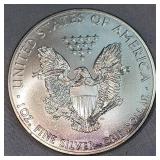 2013 Silver Eagle UNC w/Toning