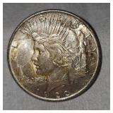 1922 Peace Dollar $1 w/Gold Toning