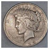 1922D Peace Dollar $1