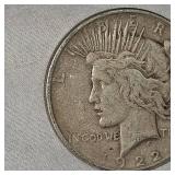 1922D Peace Dollar $1