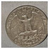 3 Washington 25c, 1964,1964,1942