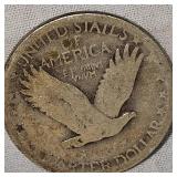 3 Silver 25c, Barberr, Liberty, Washington