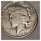 1924  Peace Dollar $1