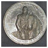 1982 Washington Silber(9%) Half Dollar, VF Reverse and 