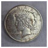 1922D Peace Dollar $1-Very Nice