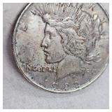 1922 Peace Dollar $1-Beautiful Rose/Gold/Green Toning