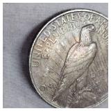 1922 Peace Dollar $1-Beautiful Rose/Gold/Green Toning