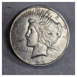 1922D Peace Dollar $1-Nice