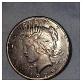 1925 Peace Dollar $1-Nice Toning