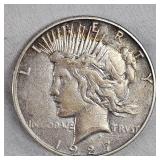 1927 Peace Dollar $1