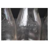 Milk Bottle - Thatcher Mfg. Co. MTC One Pint Minnesota Triangle Seal