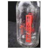 Milk Bottle - Bridgeman Red Vertical Logo