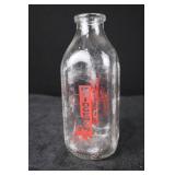 Milk Bottle - Bridgeman Red Vertical Logo