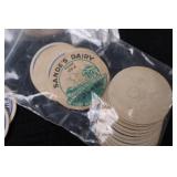 Milk Bottle Cap Discs - Sandie