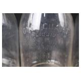 Liquor Bottles - One Quart Embossed (Set of 3)