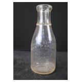 Glass Bottle - Michael Bros Embossed Script One Quart