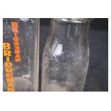 Glass Bottles - Golden Sun Logo & Bridgeman Branding & Embossed Script