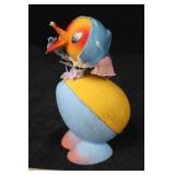 Chick Figurine & Vintage Easter Postcards