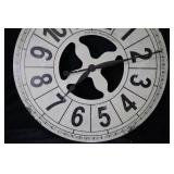 Wall Clock - FirstTime Manufacturing, Distressed White Dial, 24-inch