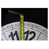 Wall Clock - FirstTime Manufacturing, Distressed White Dial, 24-inch