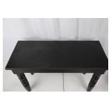 Coffee Table - Black Painted Wood with Turned Legs