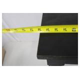 Coffee Table - Black Painted Wood with Turned Legs