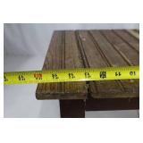 Wooden Rolling Table - Slatted Top on Casters