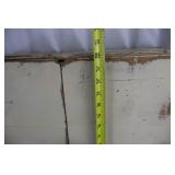 Cabinet - Distressed Cream Finish Wood, 4-Panel Front (Two Doors & Two Drawers)