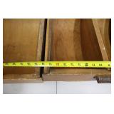 Wooden Drawer Set - Vintage Pair with Divided Compartments