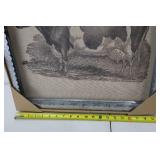 Cow Wall Decor - Farmhouse Wood 19x19in