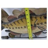 Wooden Fish Lamp - Hand-Painted Folk Art