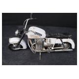 Vintage Tin Motorcycle Toy - Unbranded